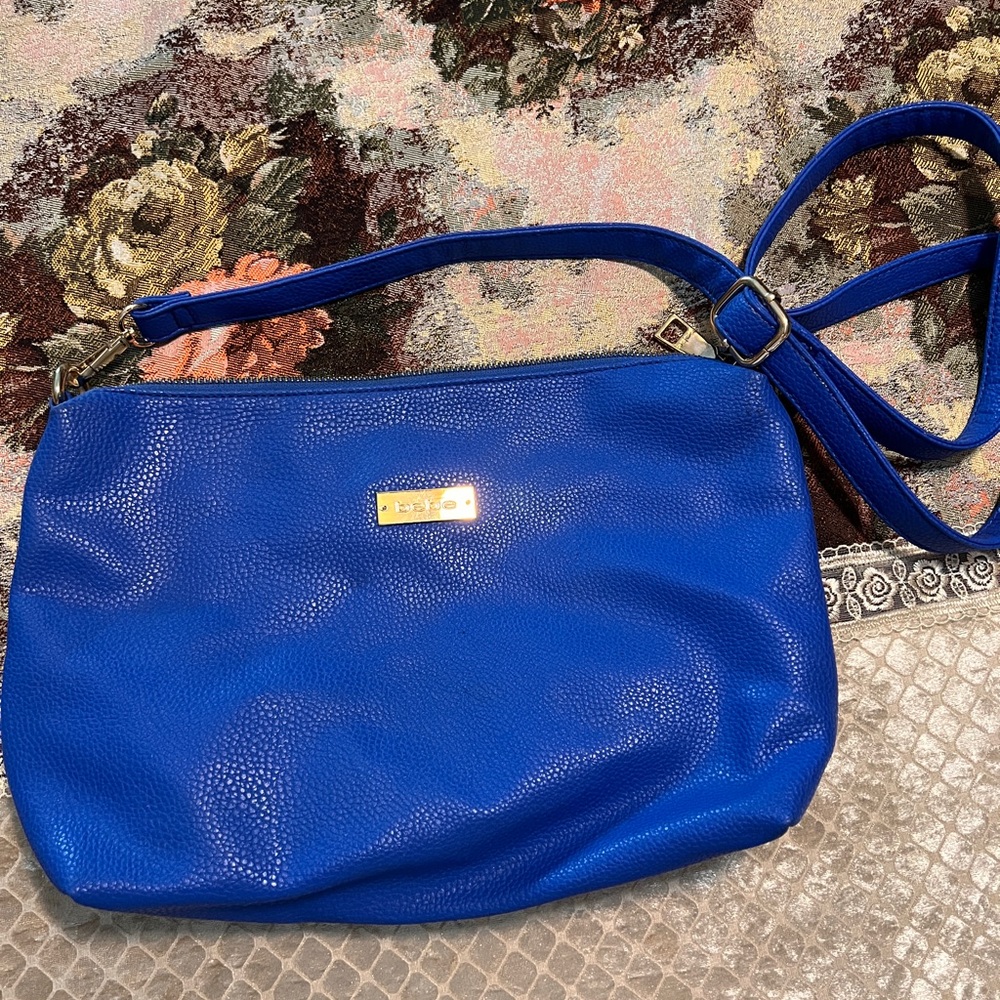 bebe Royal Blue Crossbody Bag
